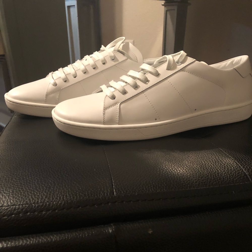 Saint Laurent White Court Classic Sneaker